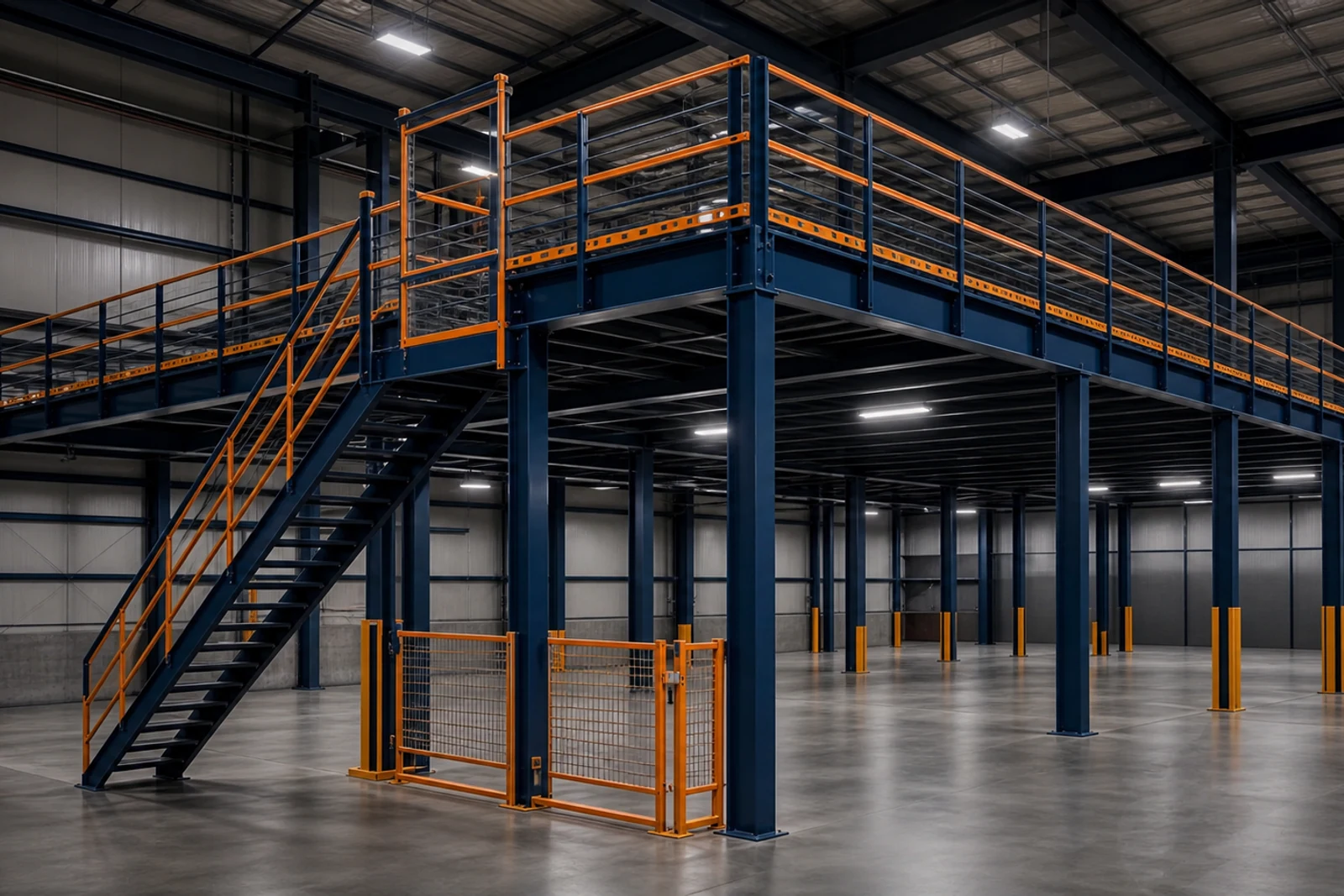 Industrial Steel Mezzanine Platform supplier reference view 1