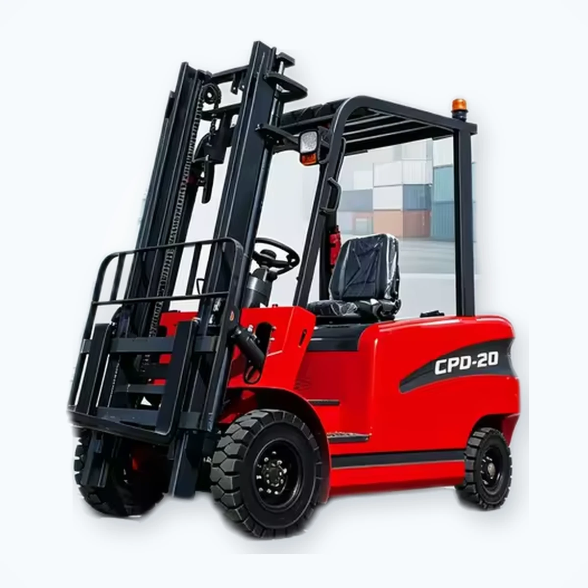 CPD20 2 Ton Off-Road Electric Forklift thumbnail 6