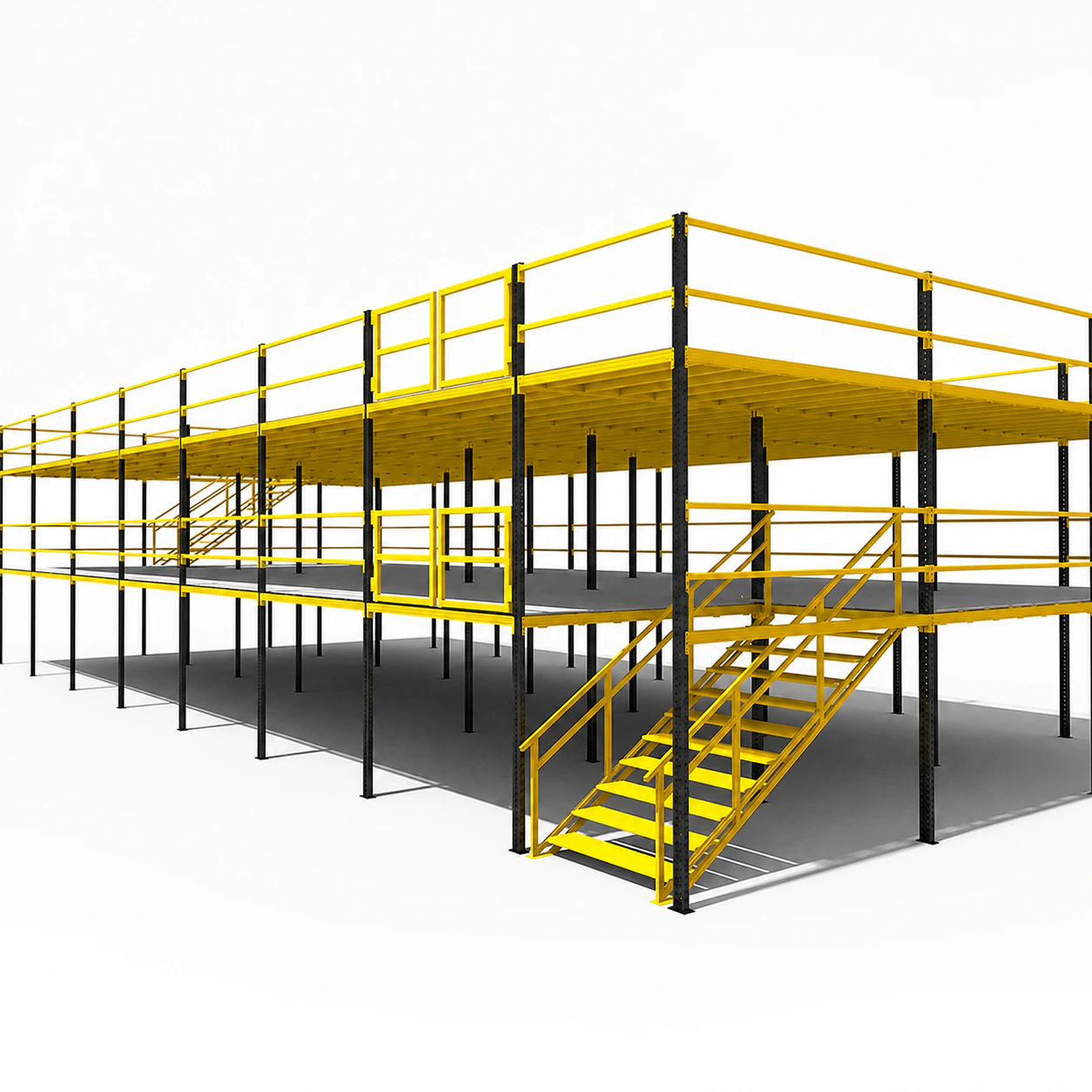 High-Density Industrial Steel Racking System