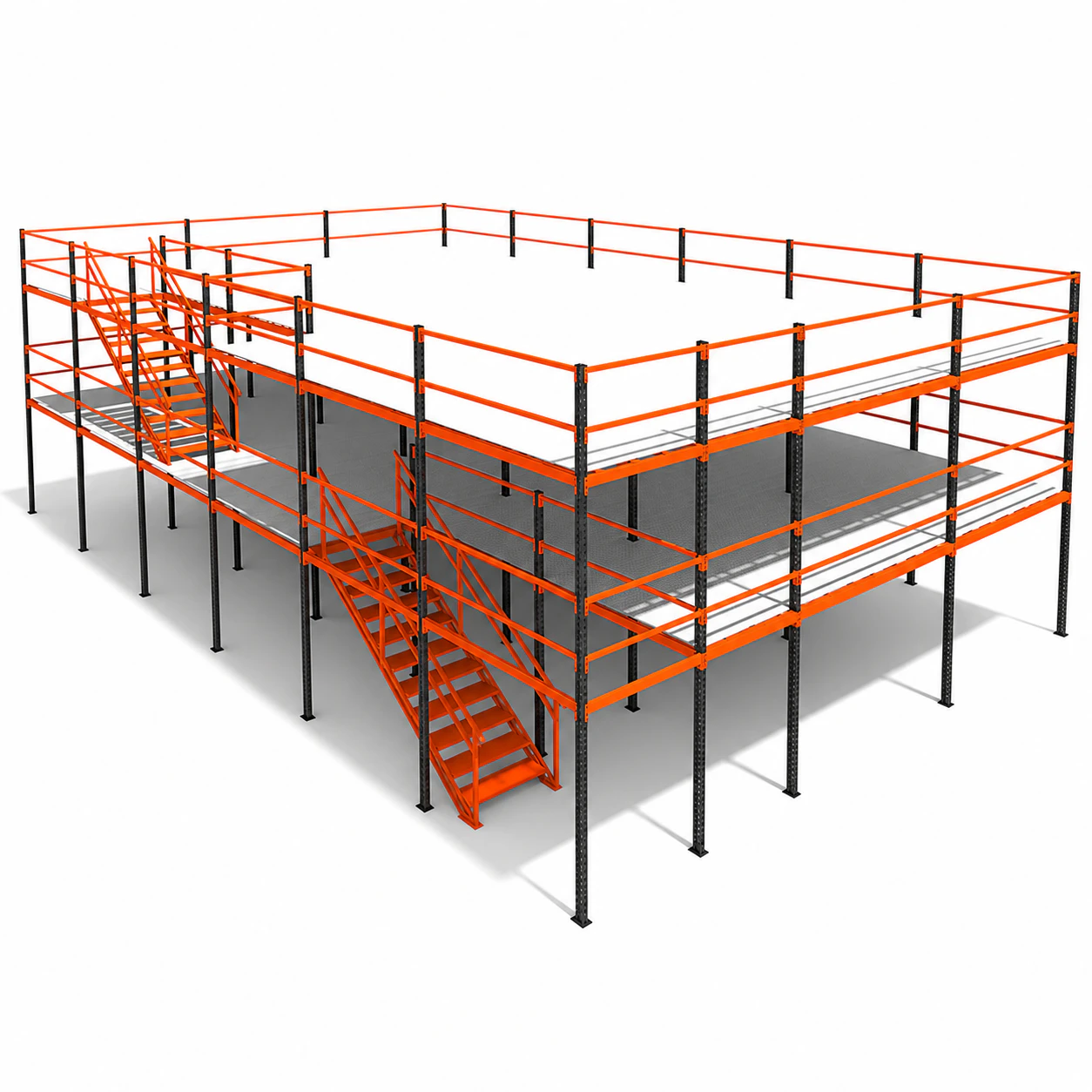 High-Capacity Warehouse Mezzanine Platform thumbnail 2