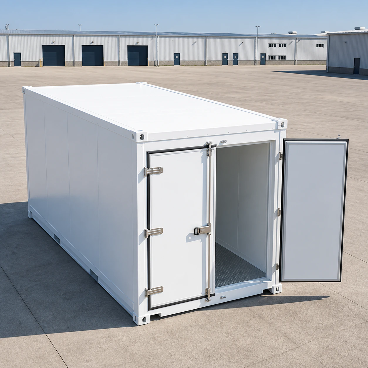 Solar-Powered 40HQ Mobile Cold Room for Off-Grid Storage