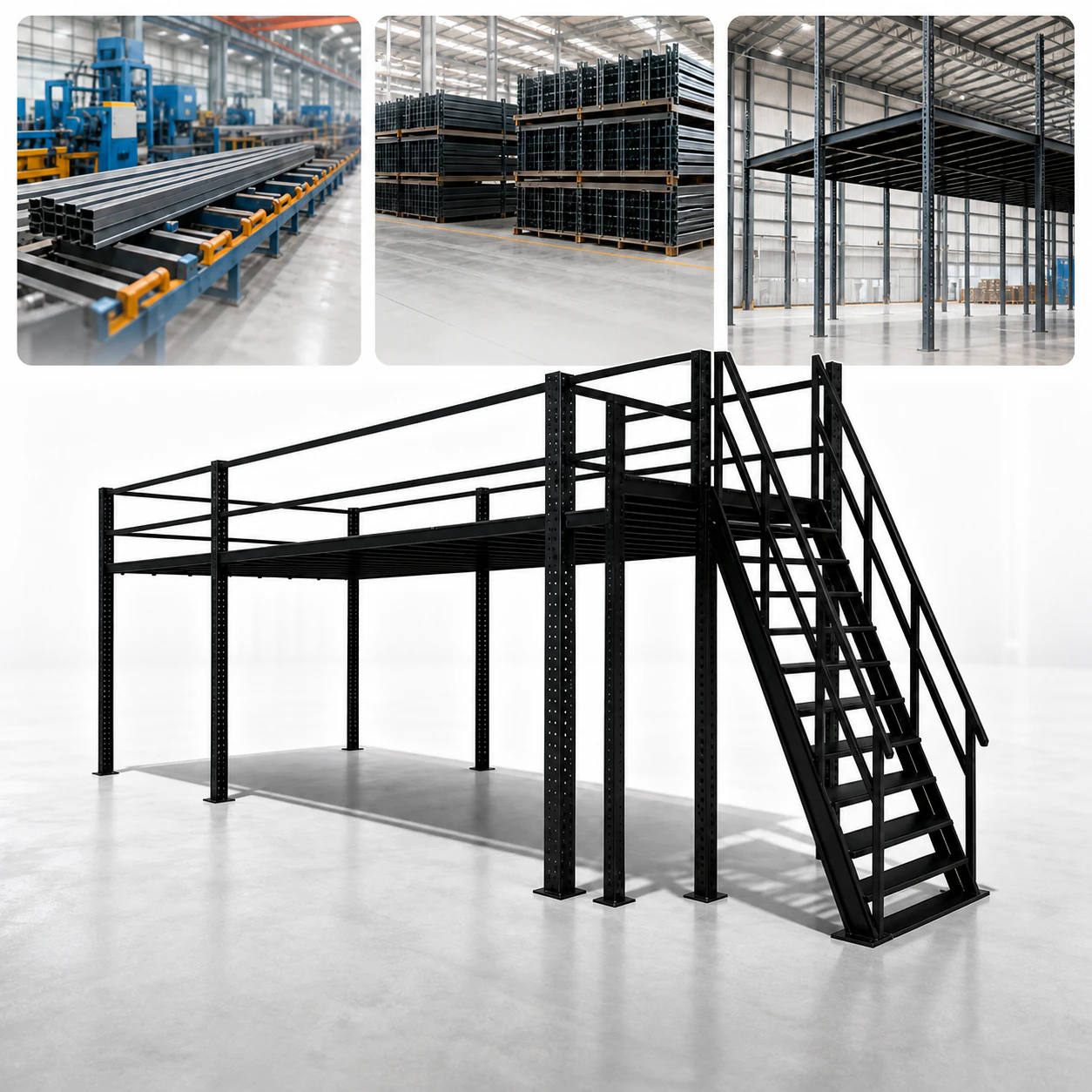 Industrial Heavy-Duty Mezzanine Storage Rack