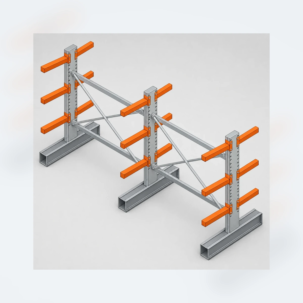 Adjustable Cantilever Arm Rack thumbnail 5